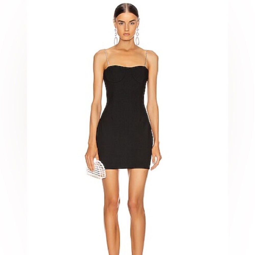 Area dress with crystal straps